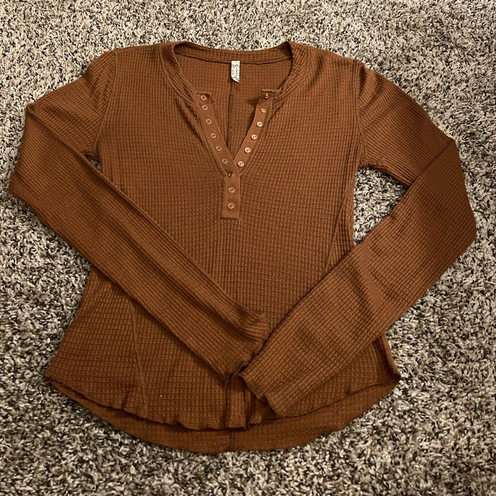 Free People One Of The Girls Henley